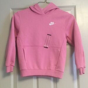 Nike Girls Light Pink Mauve Hoodie NWT